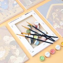 Load image into Gallery viewer, Mini Paint by numbers 6"x8" (6 pieces) - The Nativity Story