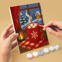 Load image into Gallery viewer, Mini Paint by numbers 6"x8" (6 pieces) - Christmas Memories