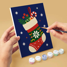 Load image into Gallery viewer, Mini Paint by numbers 6"x8" (6 pieces) - Festive Winter Favorites