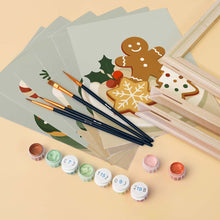 Load image into Gallery viewer, Mini Paint by numbers 6"x8" (6 pieces) - Christmas Sweets