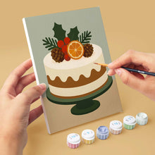 Load image into Gallery viewer, Mini Paint by numbers 6"x8" (6 pieces) - Christmas Sweets