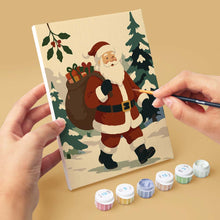 Load image into Gallery viewer, Mini Paint by numbers 6"x8" (6 pieces) - Christmas Storybook