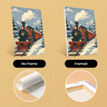 Load image into Gallery viewer, Mini Paint by numbers 6"x8" (6 pieces) - Christmas Storybook