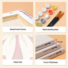 Load image into Gallery viewer, Mini Paint by numbers 6"x8" (6 pieces) - Cozy Christmas Cheer