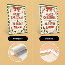 Load image into Gallery viewer, Mini Paint by numbers 6"x8" (6 pieces) - Merry Christmas Wishes