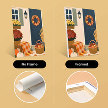 Load image into Gallery viewer, Mini Paint by numbers 6"x8" (6 pieces) - Welcome Home Autumn