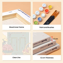 Load image into Gallery viewer, Mini Paint by numbers 6"x8" (6 pieces) - Welcome Home Autumn
