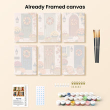 Load image into Gallery viewer, Mini Paint by numbers 6"x8" (6 pieces) - Welcome Home Autumn