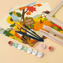 Load image into Gallery viewer, Mini Paint by numbers 6"x8" (6 pieces) - Harvest Market Days