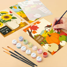 Load image into Gallery viewer, Mini Paint by numbers 6"x8" (6 pieces) - Harvest Market Days