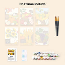 Load image into Gallery viewer, Mini Paint by numbers 6"x8" (6 pieces) - Harvest Market Days