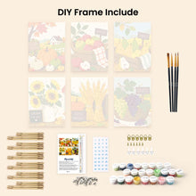 Load image into Gallery viewer, Mini Paint by numbers 6"x8" (6 pieces) - Harvest Market Days