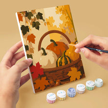 Load image into Gallery viewer, Mini Paint by numbers 6"x8" (6 pieces) - Wild Autumn Harvest