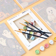 Load image into Gallery viewer, Mini Paint by numbers 6"x8" (6 pieces) - Spooky Season Friends