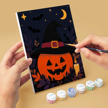 Load image into Gallery viewer, Mini Paint by numbers 6"x8" (6 pieces) - Spooky Season Friends