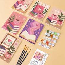 Load image into Gallery viewer, Mini Paint by numbers 6"x8" (6 pieces) - Magic Reading Vibes