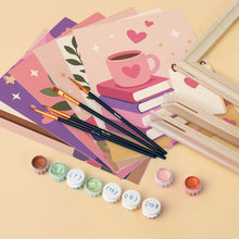 Load image into Gallery viewer, Mini Paint by numbers 6"x8" (6 pieces) - Magic Reading Vibes
