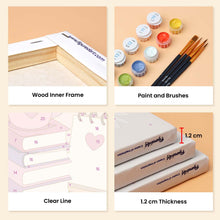 Load image into Gallery viewer, Mini Paint by numbers 6"x8" (6 pieces) - Magic Reading Vibes