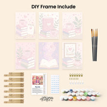 Load image into Gallery viewer, Mini Paint by numbers 6"x8" (6 pieces) - Magic Reading Vibes