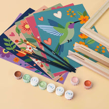 Load image into Gallery viewer, Mini Paint by numbers 6"x8" (6 pieces) - Bloom and Birdsong