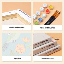 Load image into Gallery viewer, Mini Paint by numbers 6"x8" (6 pieces) - Bloom and Birdsong