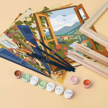 Load image into Gallery viewer, Mini Paint by numbers 6"x8" (6 pieces) - Ocean View Windows