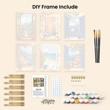 Load image into Gallery viewer, Mini Paint by numbers 6"x8" (6 pieces) - Ocean View Windows