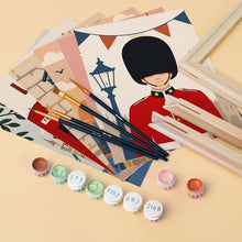 Load image into Gallery viewer, Mini Paint by numbers 6"x8" (6 pieces) - London Postcards