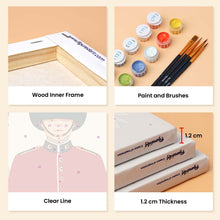 Load image into Gallery viewer, Mini Paint by numbers 6"x8" (6 pieces) - London Postcards