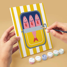 Load image into Gallery viewer, Mini Paint by Numbers Set 6"x8" (6 pieces) - Pop Art Pantry