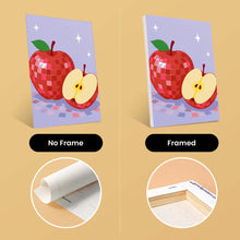 Load image into Gallery viewer, Mini Paint by Numbers Set 6"x8" (6 pieces) - Disco Fruit Collection