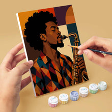 Load image into Gallery viewer, Mini Paint by Numbers Set 6"x8" (6 pieces) - Afro Pop Art Portraits