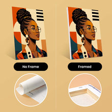 Load image into Gallery viewer, Mini Paint by Numbers Set 6"x8" (6 pieces) - Afro Pop Art Portraits