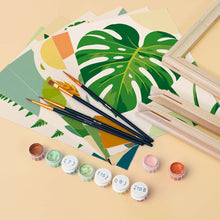 Load image into Gallery viewer, Mini Paint by Numbers Set 6"x8" (6 pieces) - Botanical Illustrations