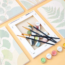 Load image into Gallery viewer, Mini Paint by Numbers Set 6"x8" (6 pieces) - Botanical Illustrations