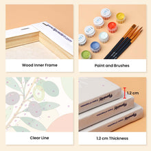 Load image into Gallery viewer, Mini Paint by Numbers Set 6"x8" (6 pieces) - Botanical Illustrations
