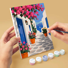 Load image into Gallery viewer, Mini Paint by Numbers Set 6"x8" (6 pieces) - Greek Charm