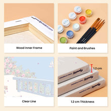 Load image into Gallery viewer, Mini Paint by Numbers Set 6"x8" (6 pieces) - Greek Charm