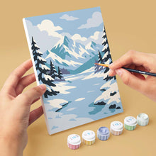 Load image into Gallery viewer, Mini Paint by Numbers Set 6"x8" (6 pieces) - Seasons Around the World