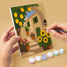 Load image into Gallery viewer, Mini Paint by Numbers Set 6"x8" (6 pieces) - Mediterranean Views