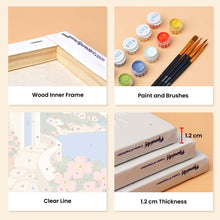 Load image into Gallery viewer, Mini Paint by Numbers Set 6"x8" (6 pieces) - Mediterranean Views