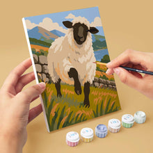 Load image into Gallery viewer, Mini Paint by Numbers Set 6"x8" (6 pieces) - Scottish Animals