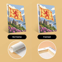 Load image into Gallery viewer, Mini Paint by Numbers Set 6"x8" (6 pieces) - Scottish Icons Collection