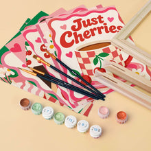 Load image into Gallery viewer, Mini Paint by Numbers Set 6"x8" (6 pieces) - Cherry Sweet Life