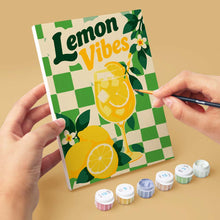 Load image into Gallery viewer, Mini Paint by Numbers Set 6"x8" (6 pieces) - Summer Sips