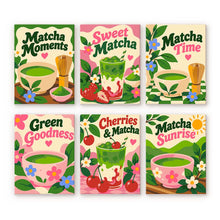 Load image into Gallery viewer, Mini Paint by Numbers Set 6"x8" (6 pieces) - Matcha Time Figured'Art