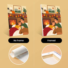 Load image into Gallery viewer, Mini Paint by Numbers Set 6"x8" (6 pieces) - Cozy Thanksgiving