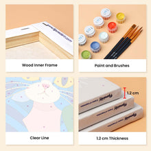 Load image into Gallery viewer, Mini Paint by Numbers Set 6"x8" (6 pieces) - Colorful Cats