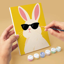Load image into Gallery viewer, Mini Paint by Numbers Set 6"x8" (6 pieces) - Cool Animals