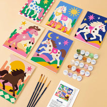 Load image into Gallery viewer, Mini Paint by Numbers Set 6"x8" (6 pieces) - Desert Run